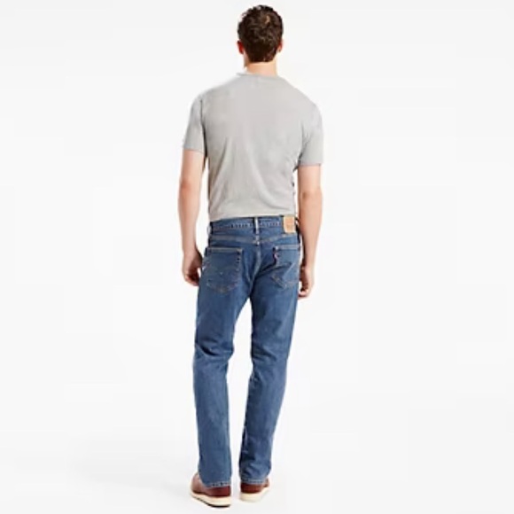 Levi’s Regular Fit Denim Jeans Dark Wash 505 Size 36 x 29 - Picture 14 of 16